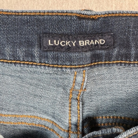 Lucky Brand Jeans Mens 42 Blue 110 Slim Straight Dark Wash Stretch - Picture 3 of 15